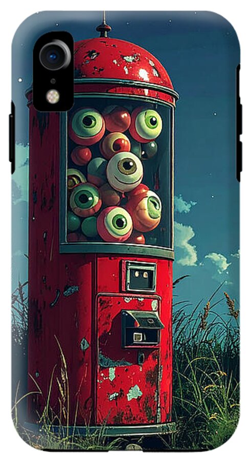 Eerie Eyeball Vending Machine - Phone Case