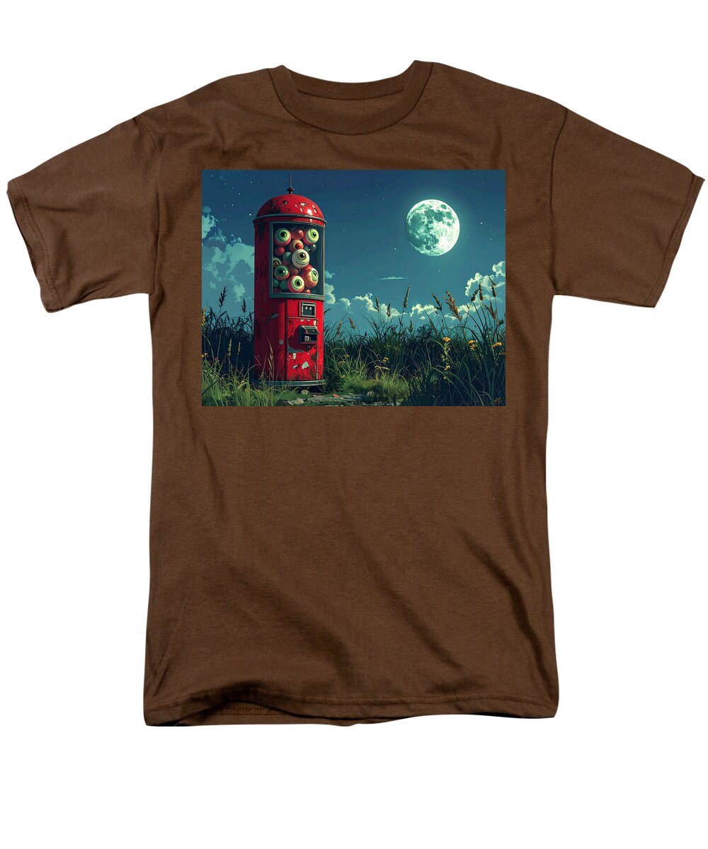 Eerie Eyeball Vending Machine - Men's T-Shirt  (Regular Fit)