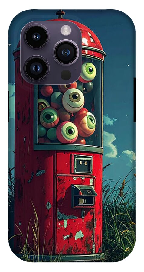 Eerie Eyeball Vending Machine - Phone Case