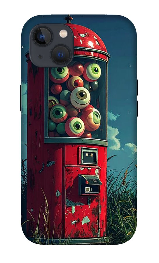 Eerie Eyeball Vending Machine - Phone Case