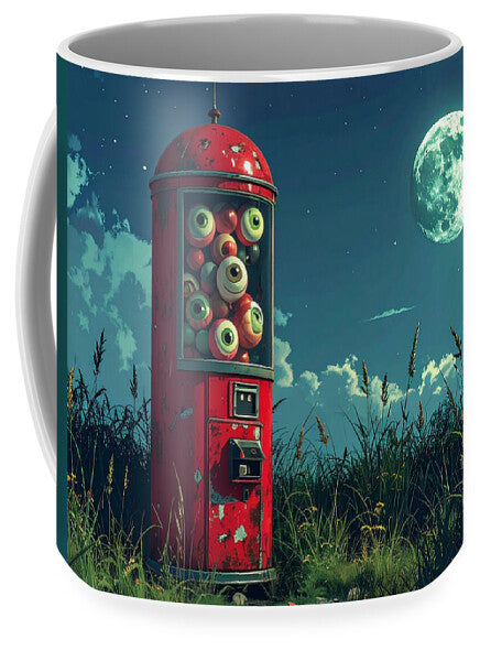 Eerie Eyeball Vending Machine - Mug