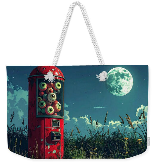 Eerie Eyeball Vending Machine - Weekender Tote Bag