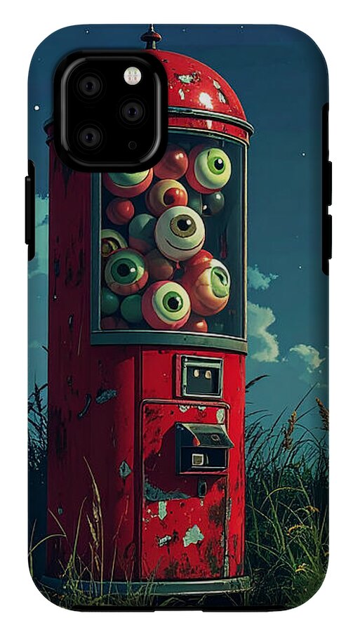 Eerie Eyeball Vending Machine - Phone Case