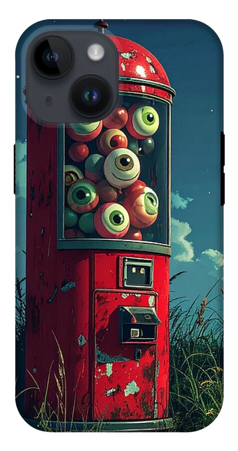 Eerie Eyeball Vending Machine - Phone Case