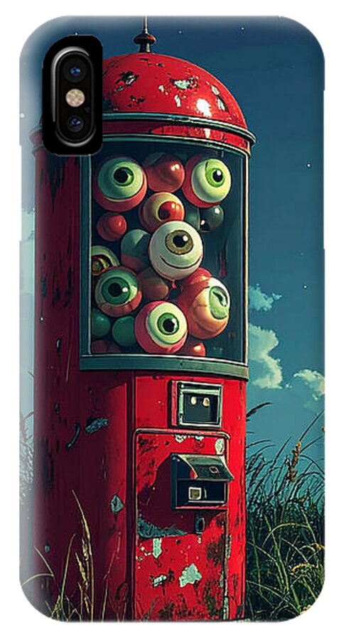 Eerie Eyeball Vending Machine - Phone Case