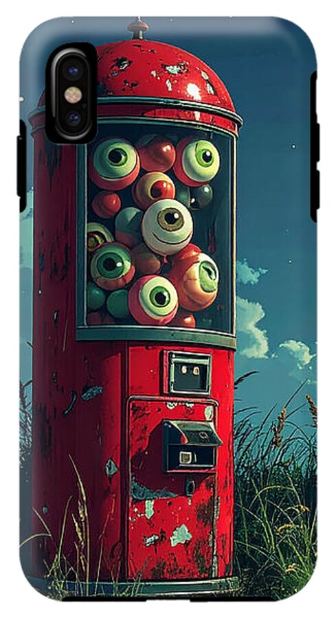 Eerie Eyeball Vending Machine - Phone Case