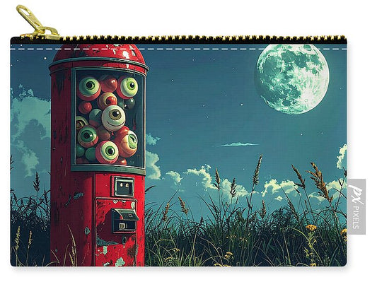 Eerie Eyeball Vending Machine - Zip Pouch