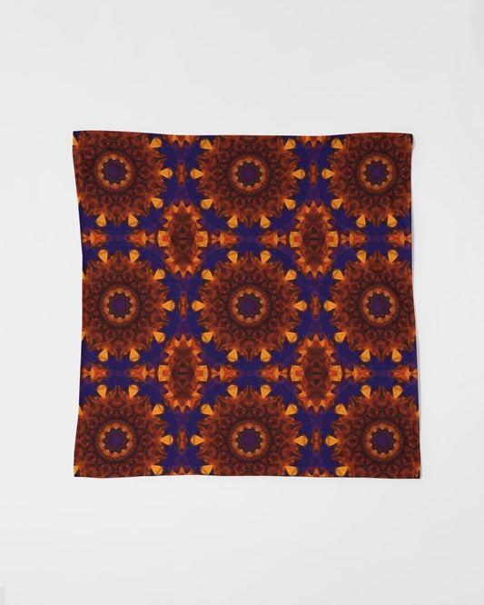 Blue Orange Red Kaleidoscope Bandana Set