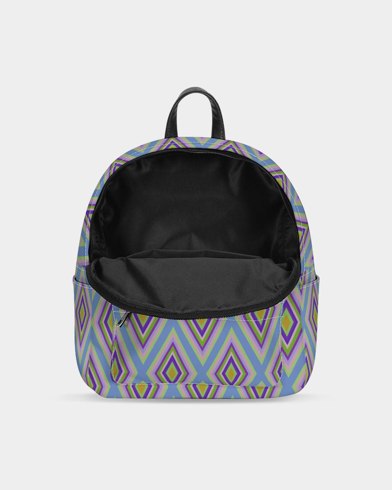 Colorful diamonds Variation 2 Mini Canvas Backpack