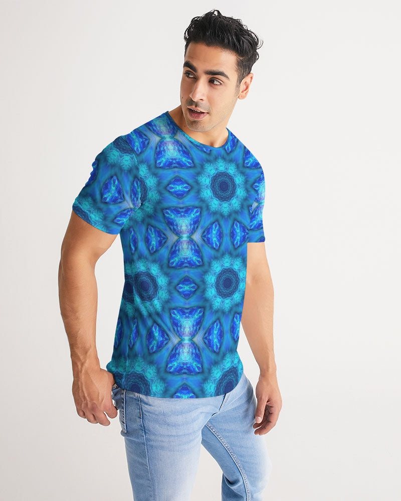 Blue Ocean Kaleidoscope Men's All-Over Print Tee