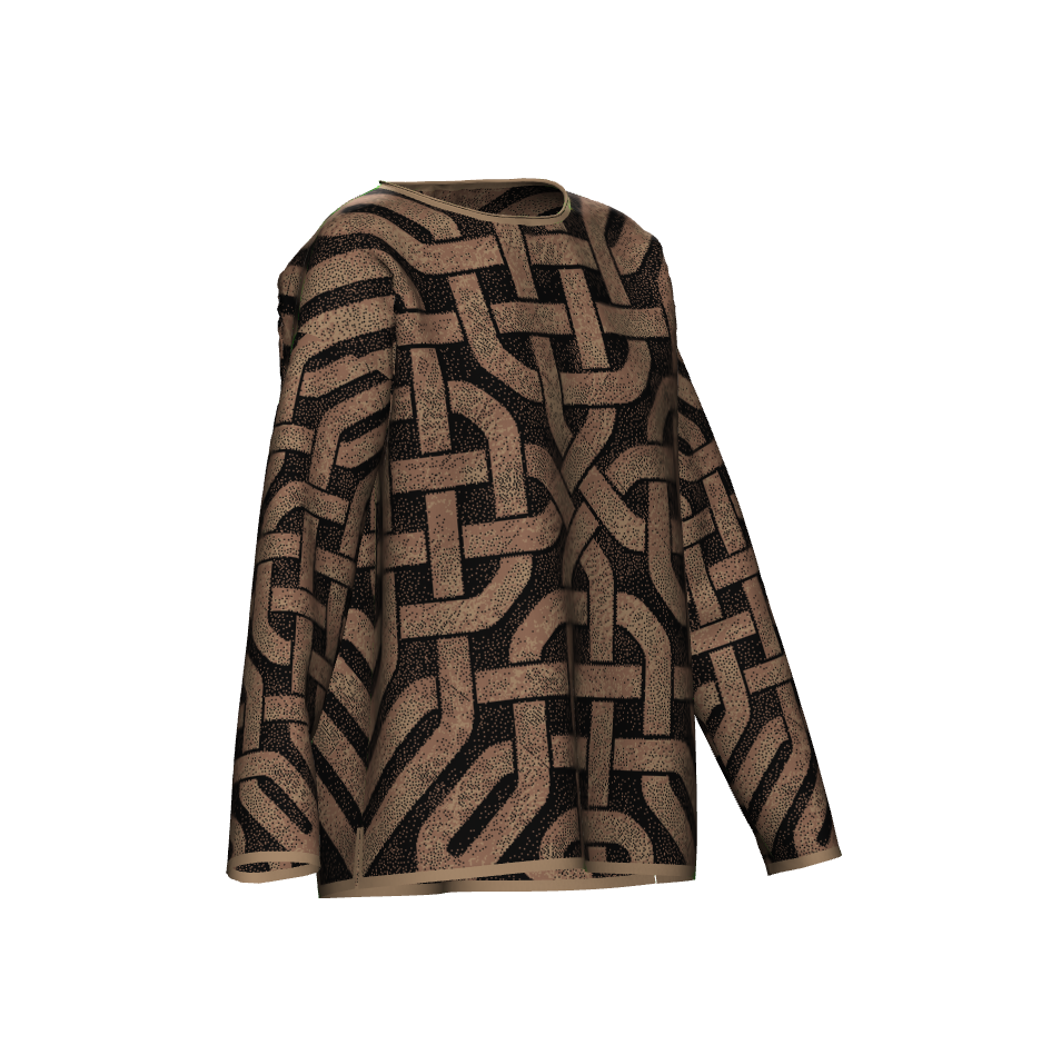 Light Earthy Celtic Knot Sweater