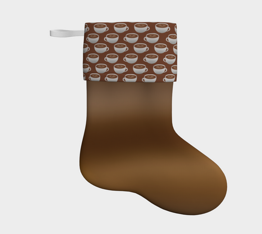 Coffee Gradient Christmas Stocking
