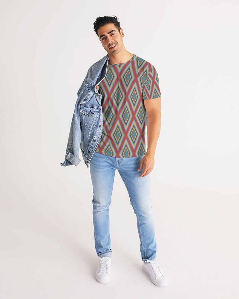 Colorful Diamonds Variation 3 Men's All-Over Print Tee