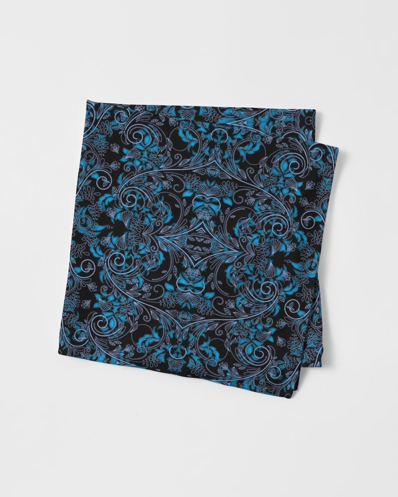 Blue Vines and Lace Bandana Set