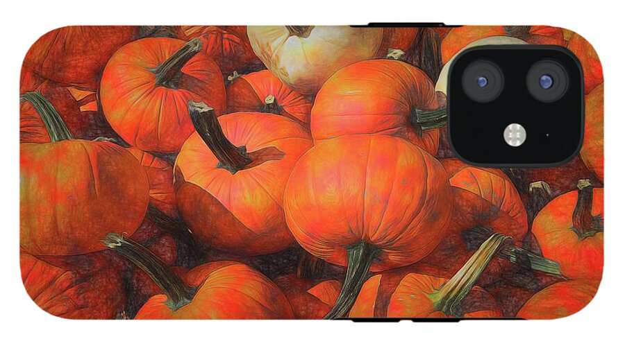 Fall Pumpkin Pile - Phone Case