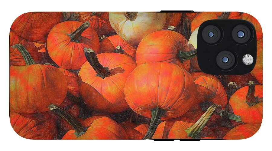 Fall Pumpkin Pile - Phone Case