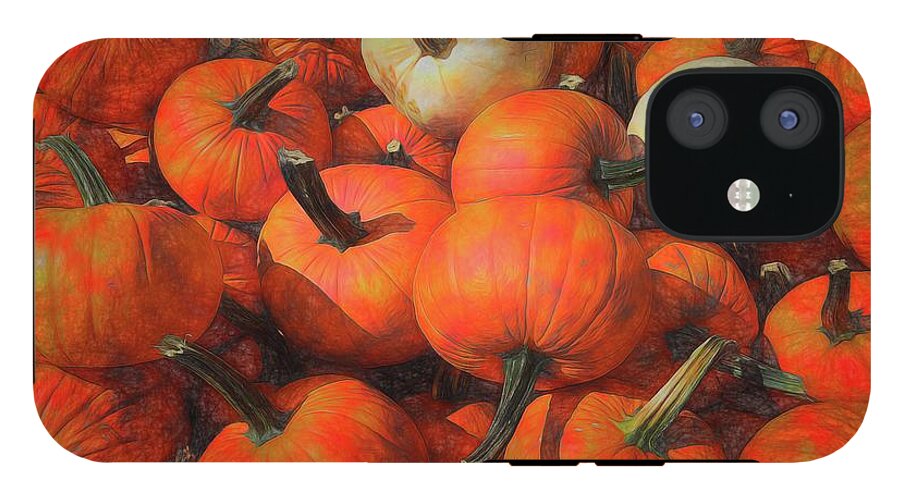 Fall Pumpkin Pile - Phone Case