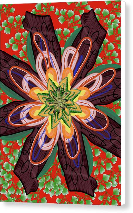Fantasy Flower No 6 - Canvas Print