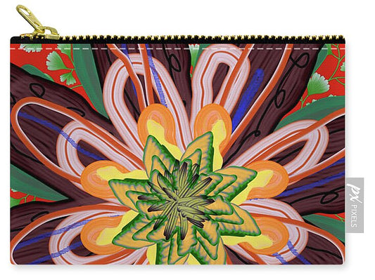 Fantasy Flower No 6 - Zip Pouch