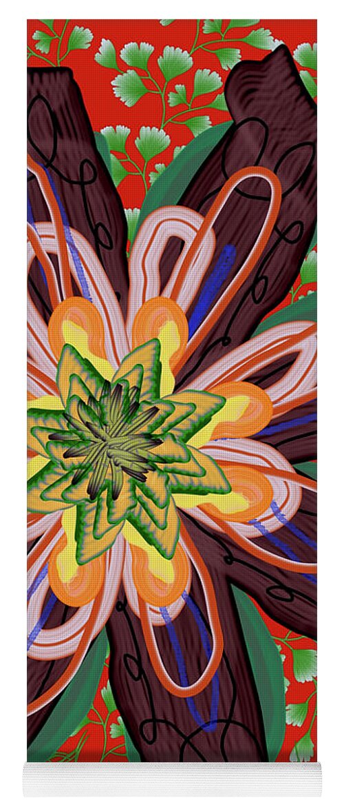 Fantasy Flower No 6 - Yoga Mat