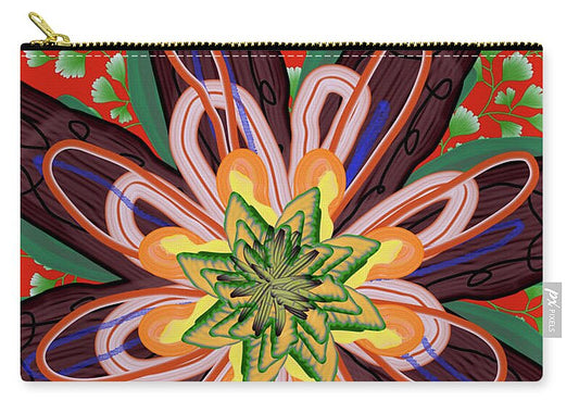 Fantasy Flower No 6 - Zip Pouch