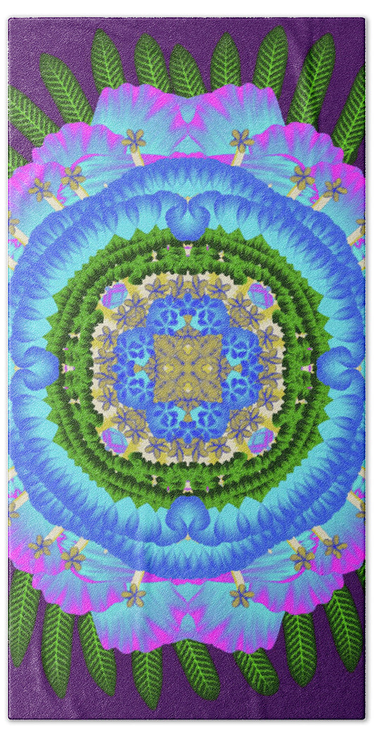 Fantasy Flower No 7 - Beach Towel