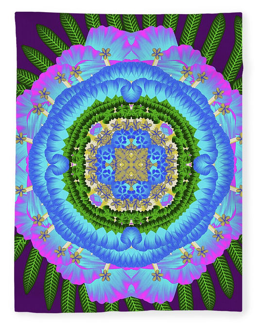 Fantasy Flower No 7 - Blanket