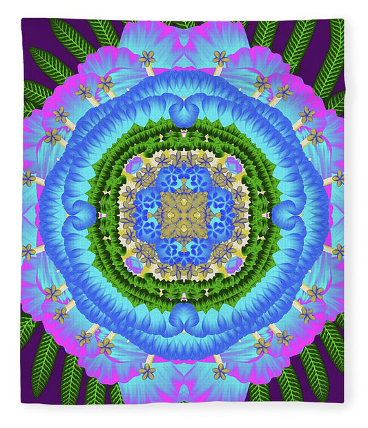 Fantasy Flower No 7 - Blanket