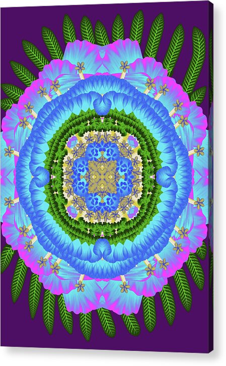 Fantasy Flower No 7 - Acrylic Print