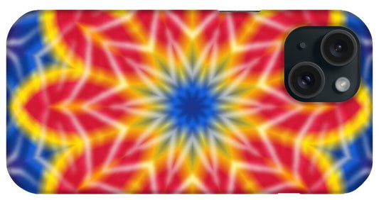 Flower Tie Dye Kaleidoscope - Phone Case