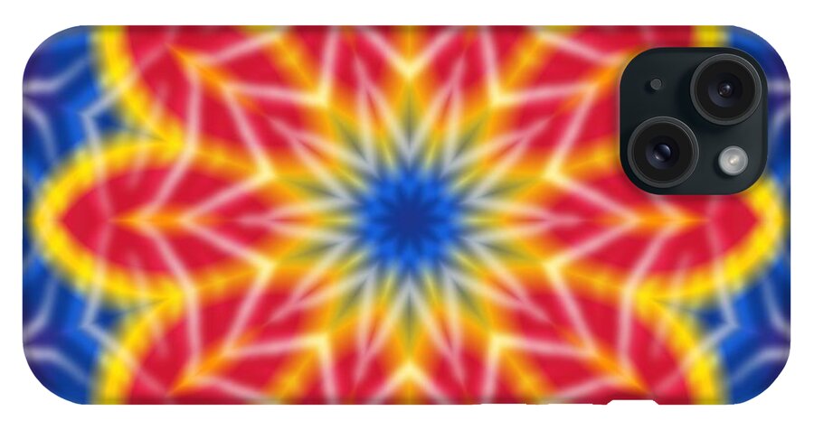 Flower Tie Dye Kaleidoscope - Phone Case