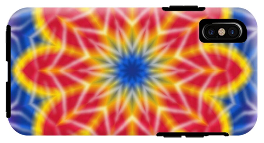 Flower Tie Dye Kaleidoscope - Phone Case