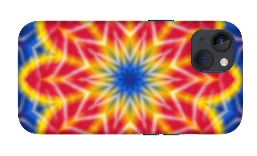 Flower Tie Dye Kaleidoscope - Phone Case