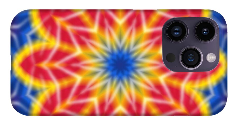 Flower Tie Dye Kaleidoscope - Phone Case