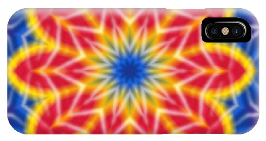 Flower Tie Dye Kaleidoscope - Phone Case