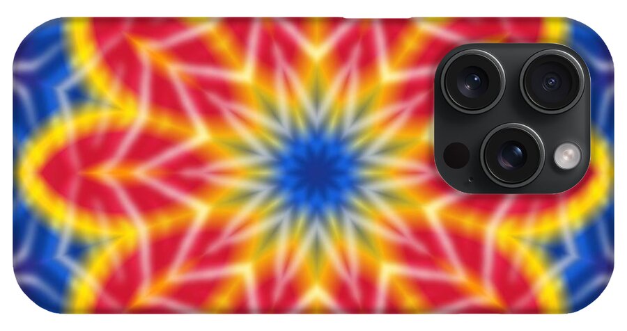 Flower Tie Dye Kaleidoscope - Phone Case