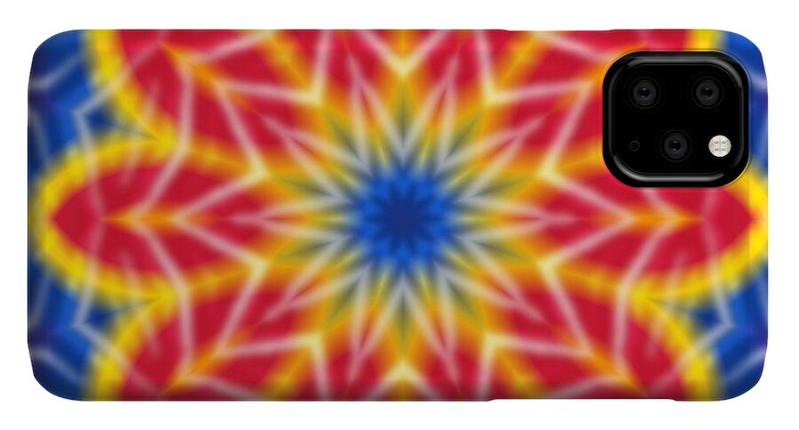 Flower Tie Dye Kaleidoscope - Phone Case
