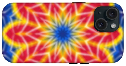 Flower Tie Dye Kaleidoscope - Phone Case