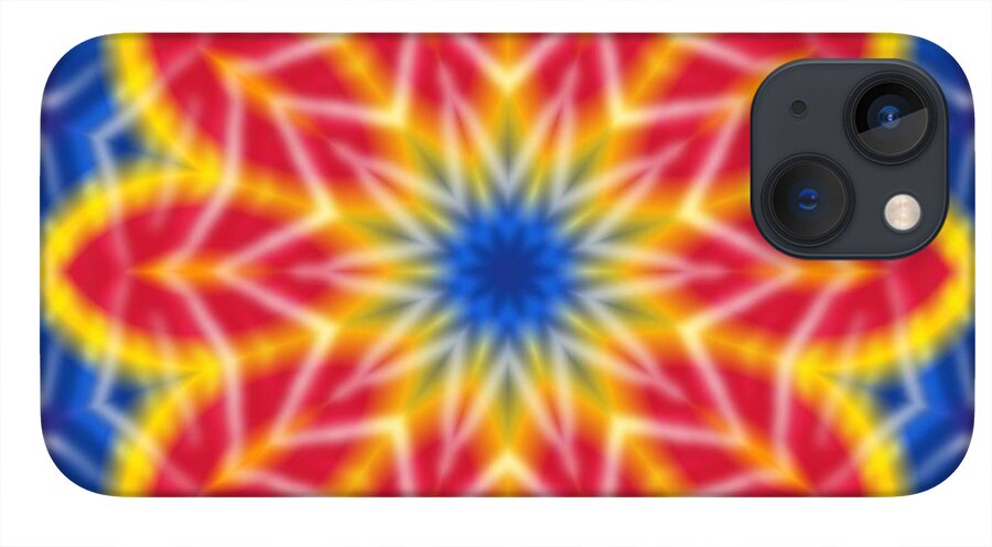 Flower Tie Dye Kaleidoscope - Phone Case