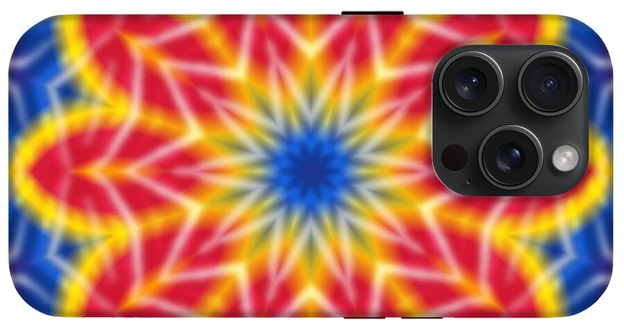 Flower Tie Dye Kaleidoscope - Phone Case