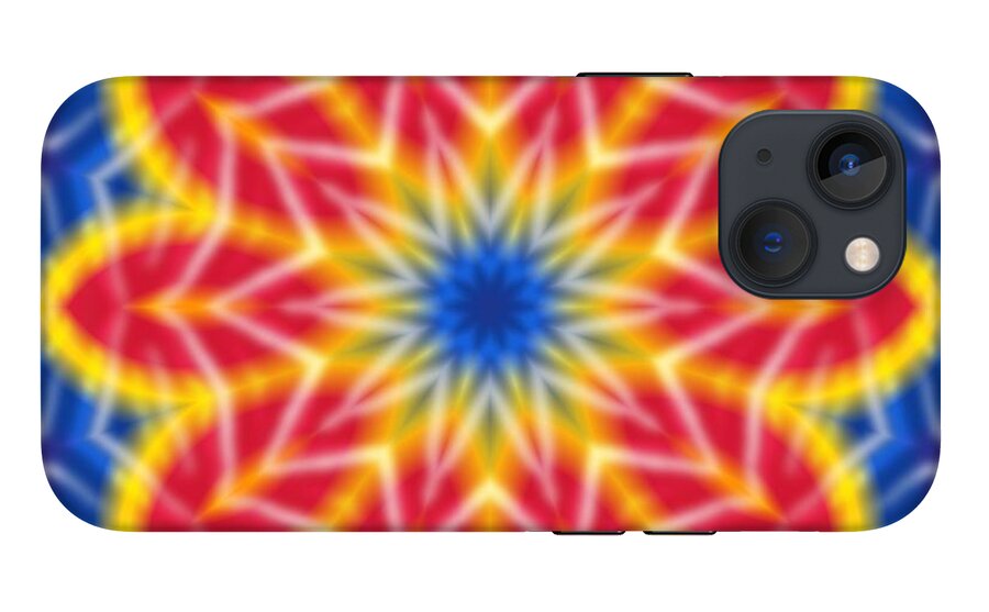Flower Tie Dye Kaleidoscope - Phone Case