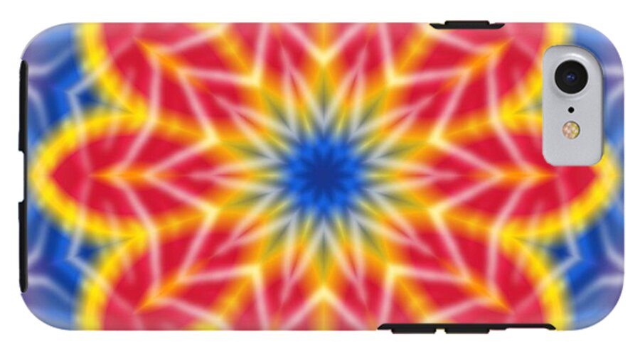 Flower Tie Dye Kaleidoscope - Phone Case