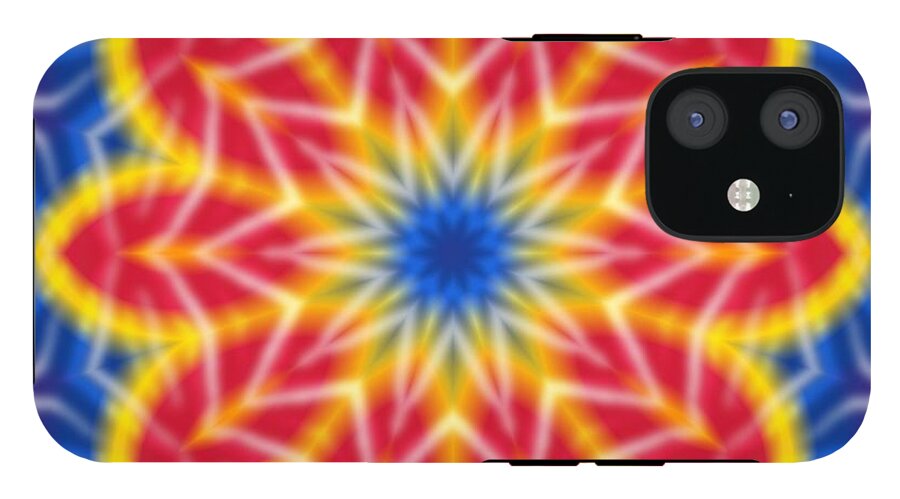 Flower Tie Dye Kaleidoscope - Phone Case