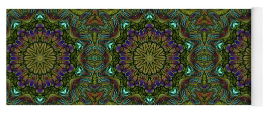 Green Kaleidoscope - Yoga Mat
