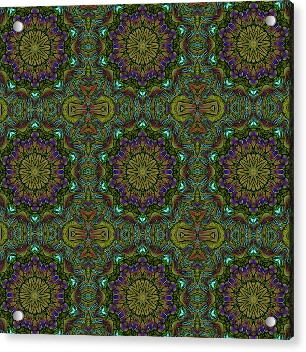 Green Kaleidoscope - Acrylic Print