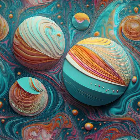 Gumball Planets - Art Print