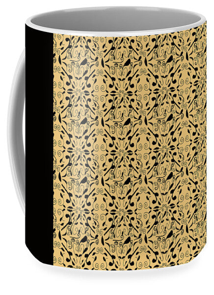 Leaf and Vine on Light Orange - Mug