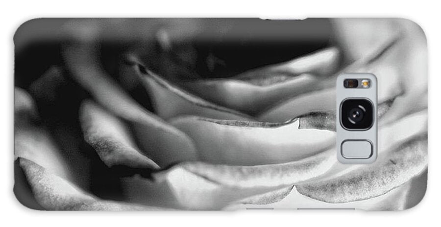 Light Black and White Rose - Phone Case