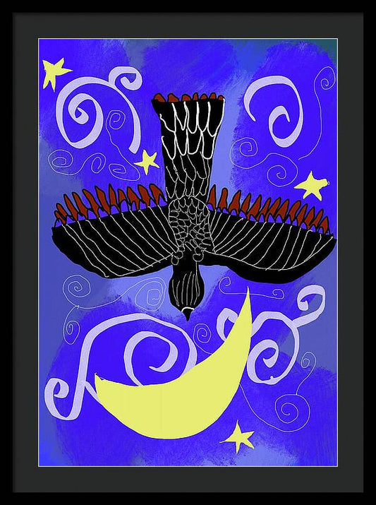 Night Hawk - Framed Print