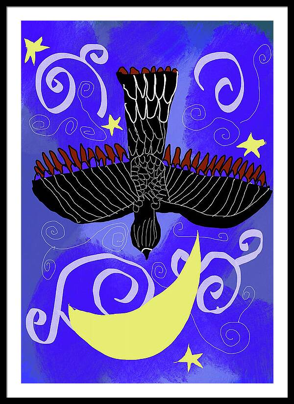 Night Hawk - Framed Print